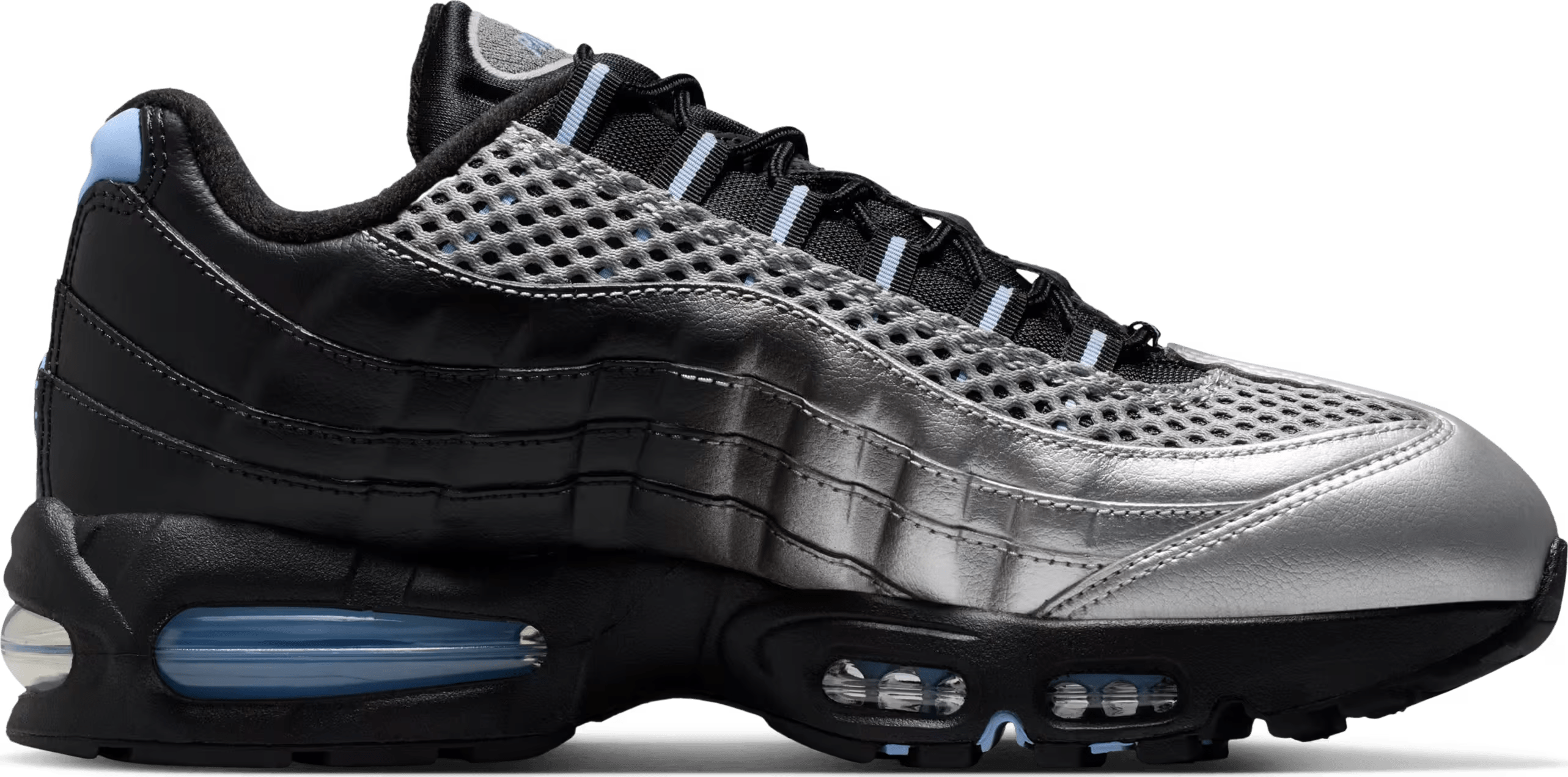 Palace x Nike Air Max 95 Big Bubble "Metallic Silver"