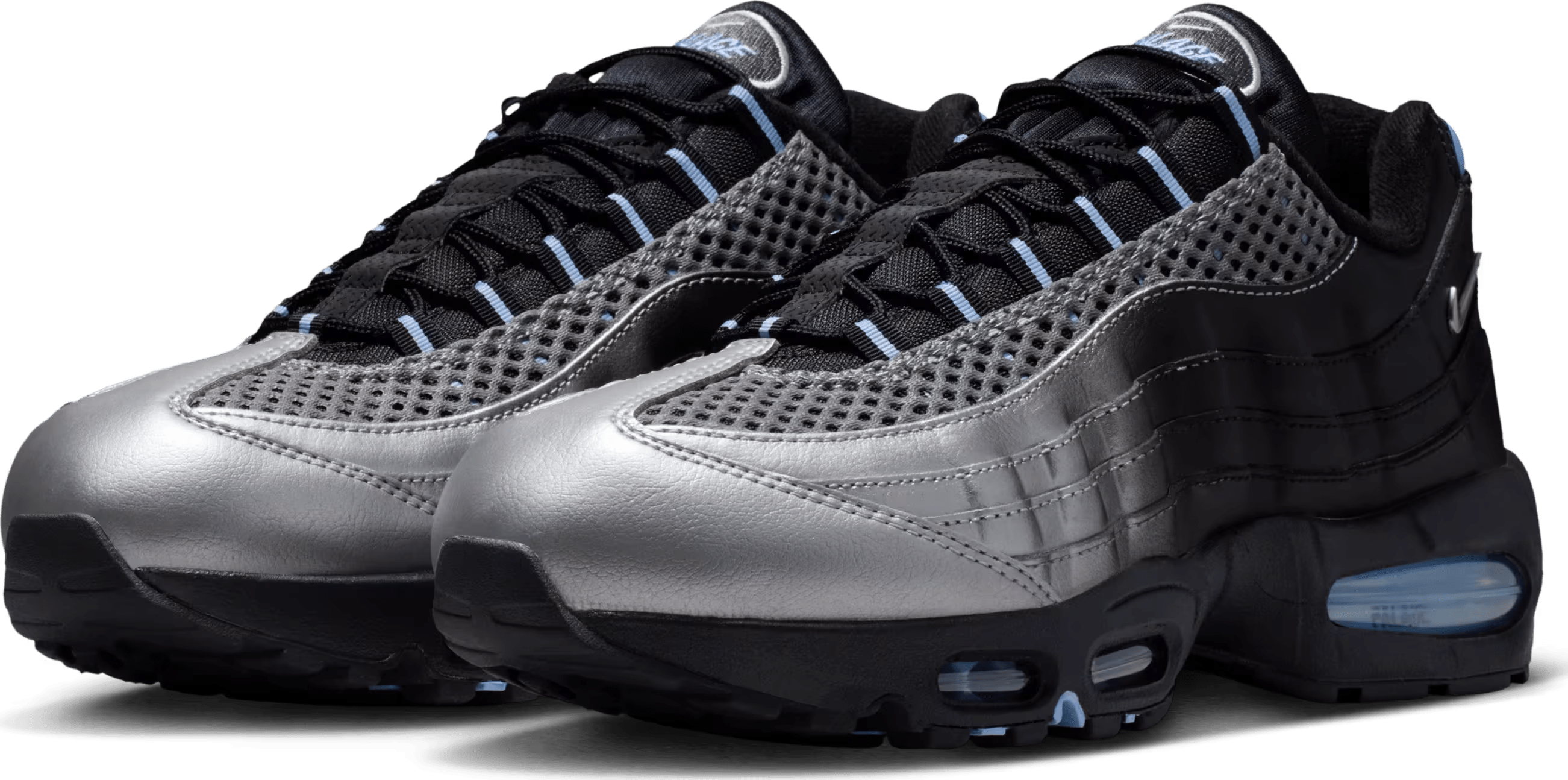 Palace x Nike Air Max 95 Big Bubble "Metallic Silver"