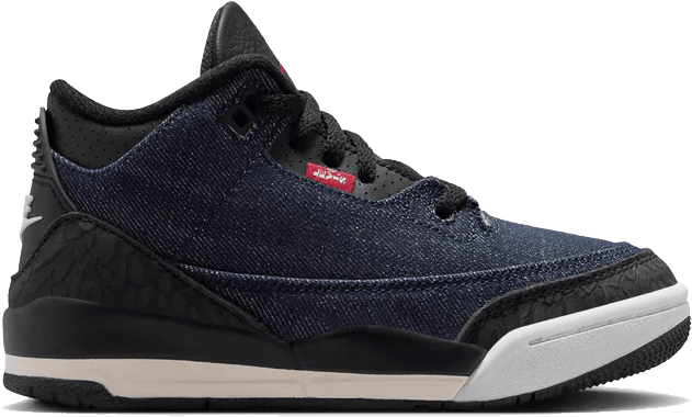 Levi's x Air Jordan 3 Retro PS "Indigo Gym Red"