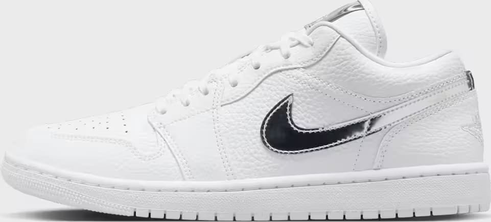 Jordan 1 Low SE White Metallic Silver (Women's)
