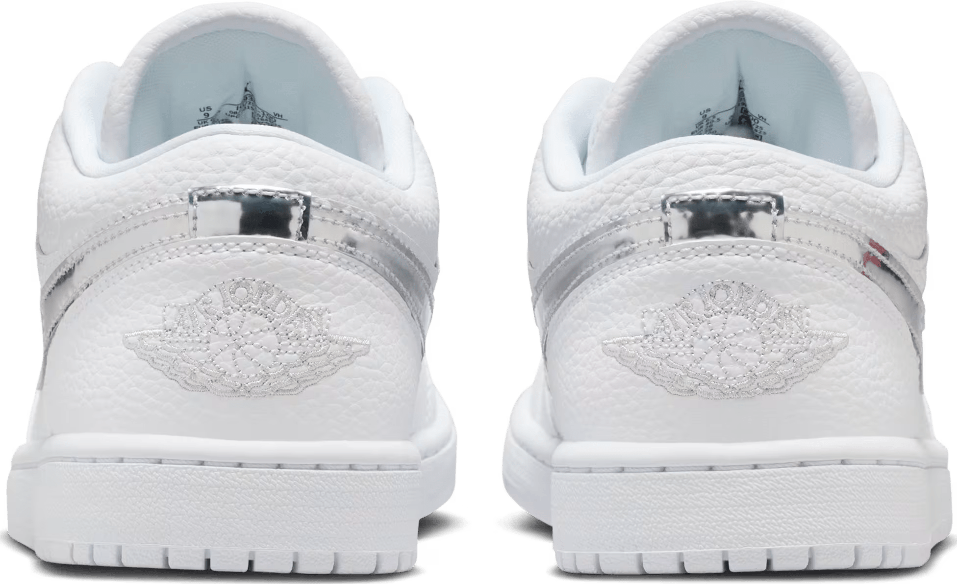 Air Jordan 1 Low SE Wmns "White Metallic Silver"