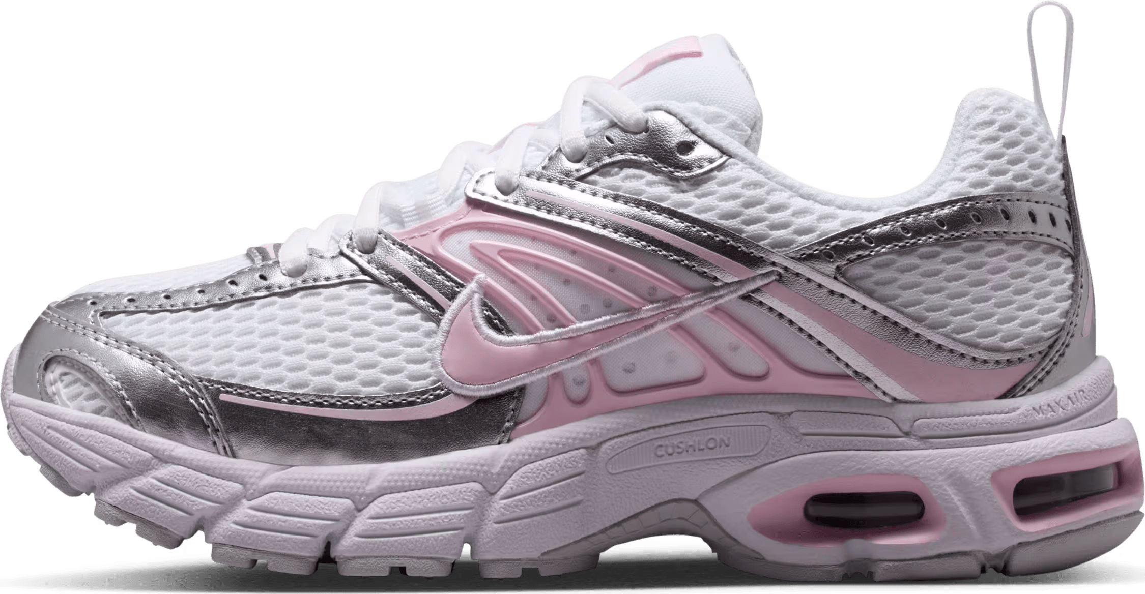 Nike Air Max Moto 2K GS "White Metallic Silver Pink Foam"