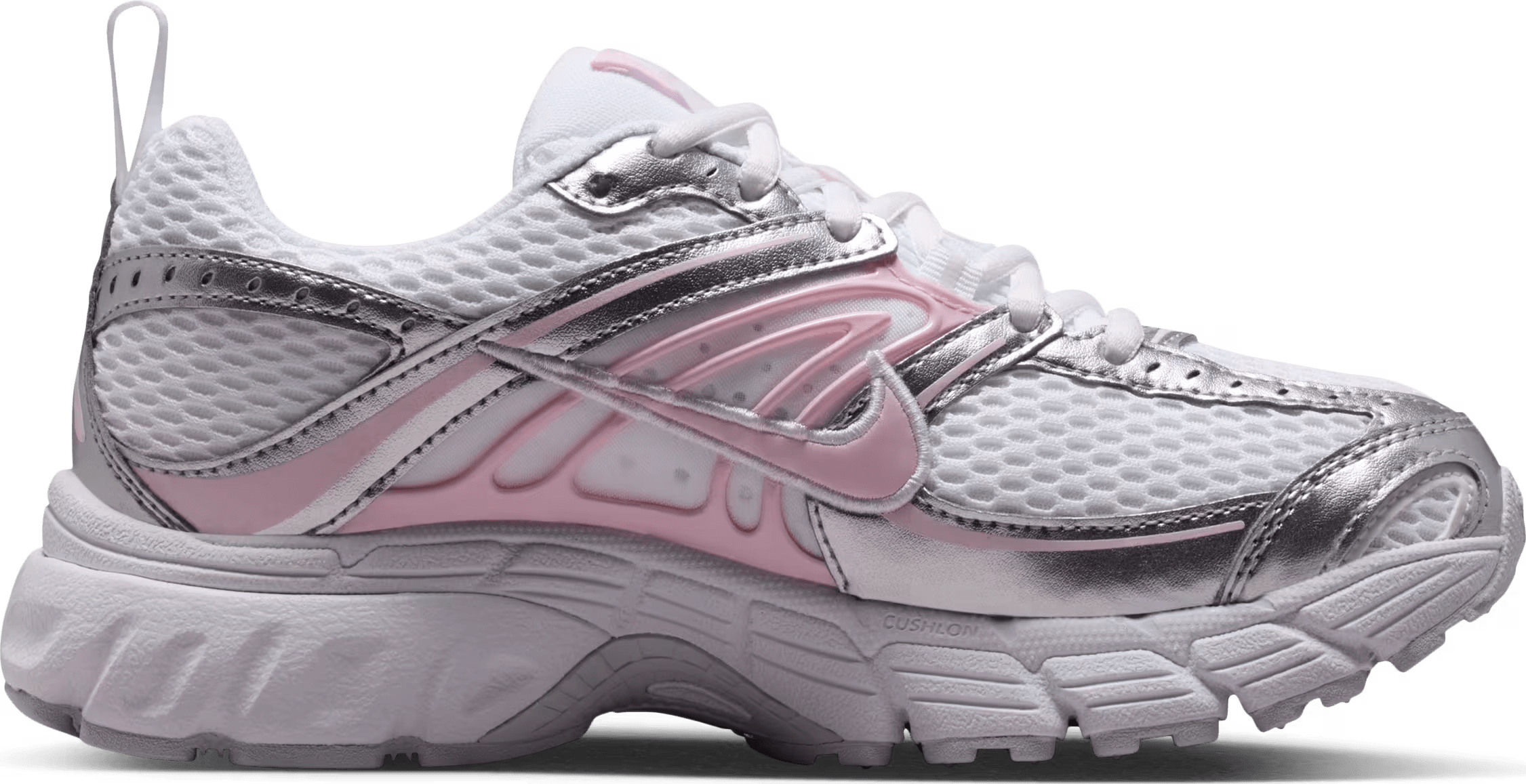 Nike Air Max Moto 2K GS "White Metallic Silver Pink Foam"