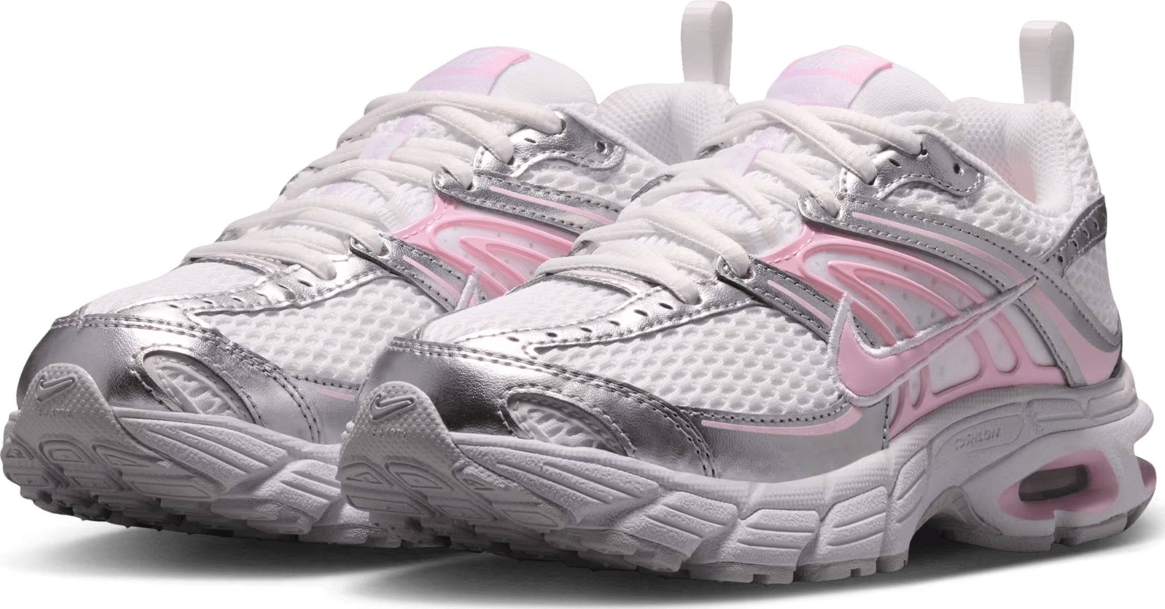 Nike Air Max Moto 2K GS "White Metallic Silver Pink Foam"