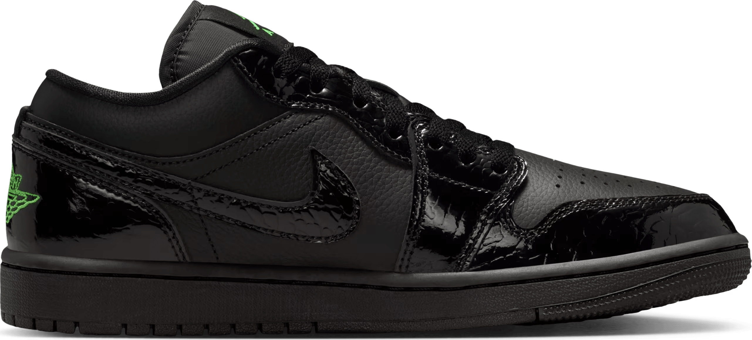 Air Jordan 1 Low SE Wmns "Black Scream Green"
