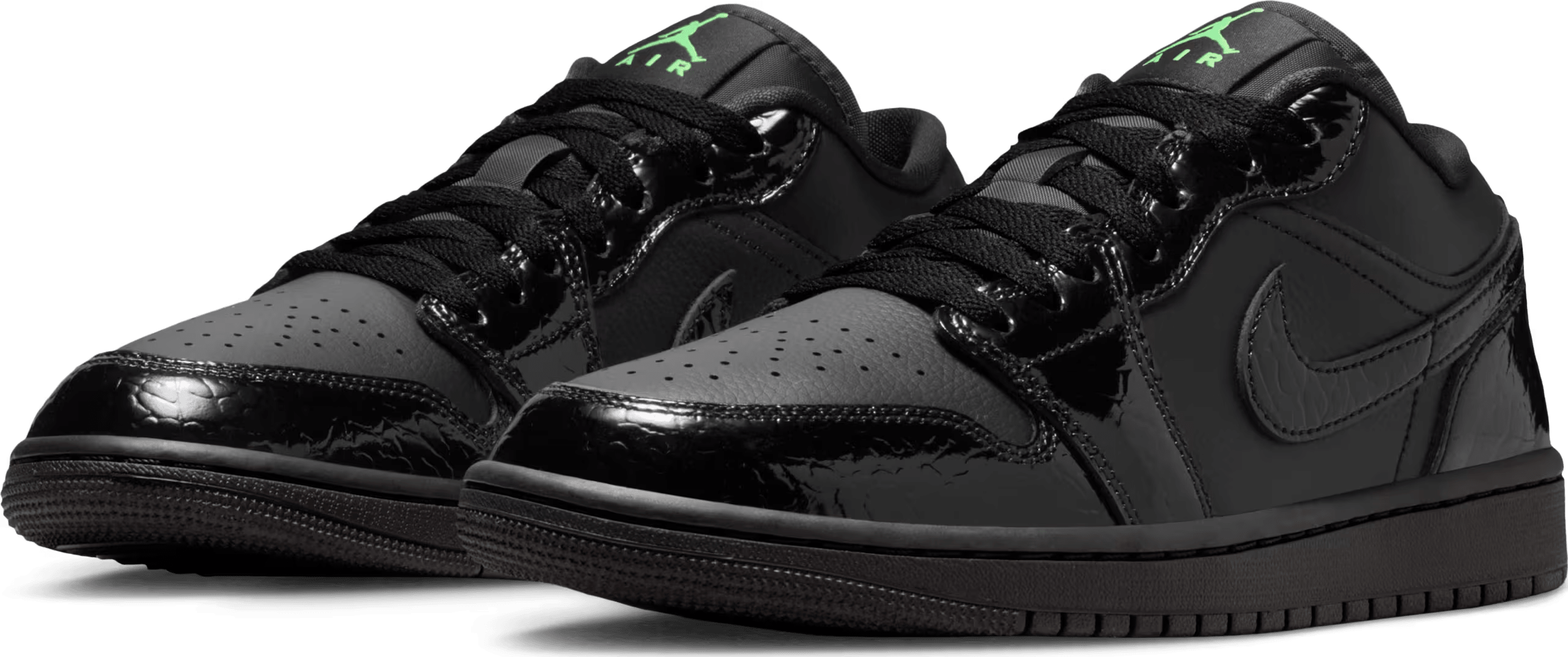Air Jordan 1 Low SE Wmns "Black Scream Green"