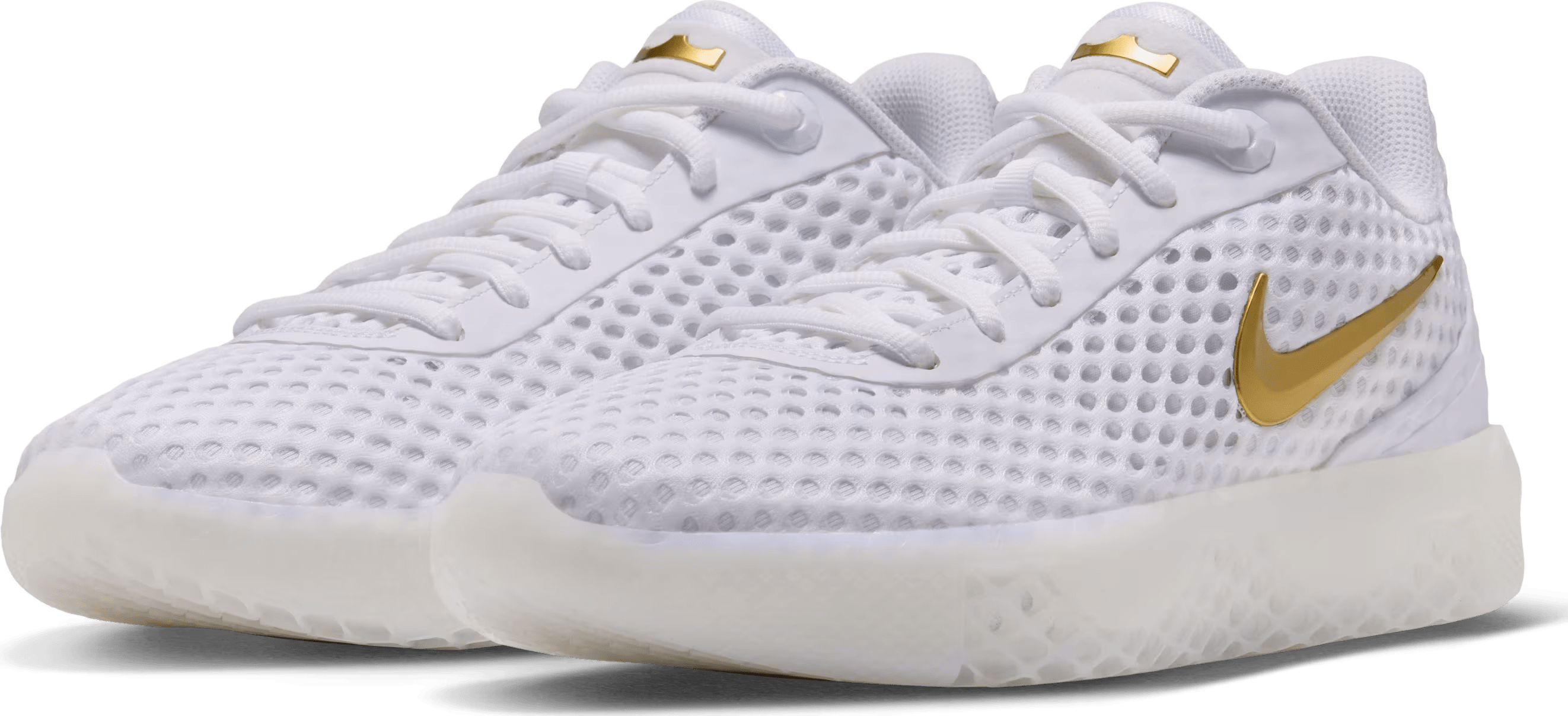 LeBron Witness X "White Metallic Gold"