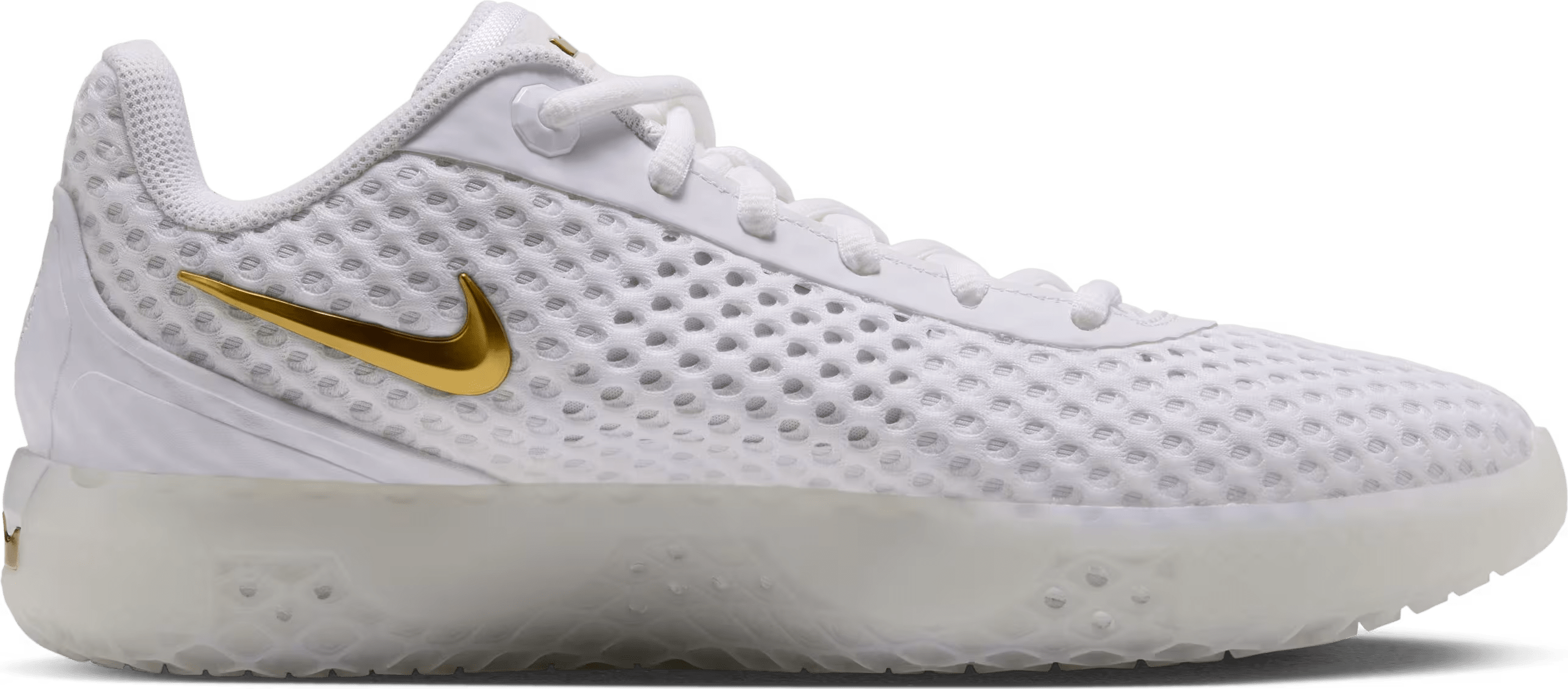 LeBron Witness X "White Metallic Gold"