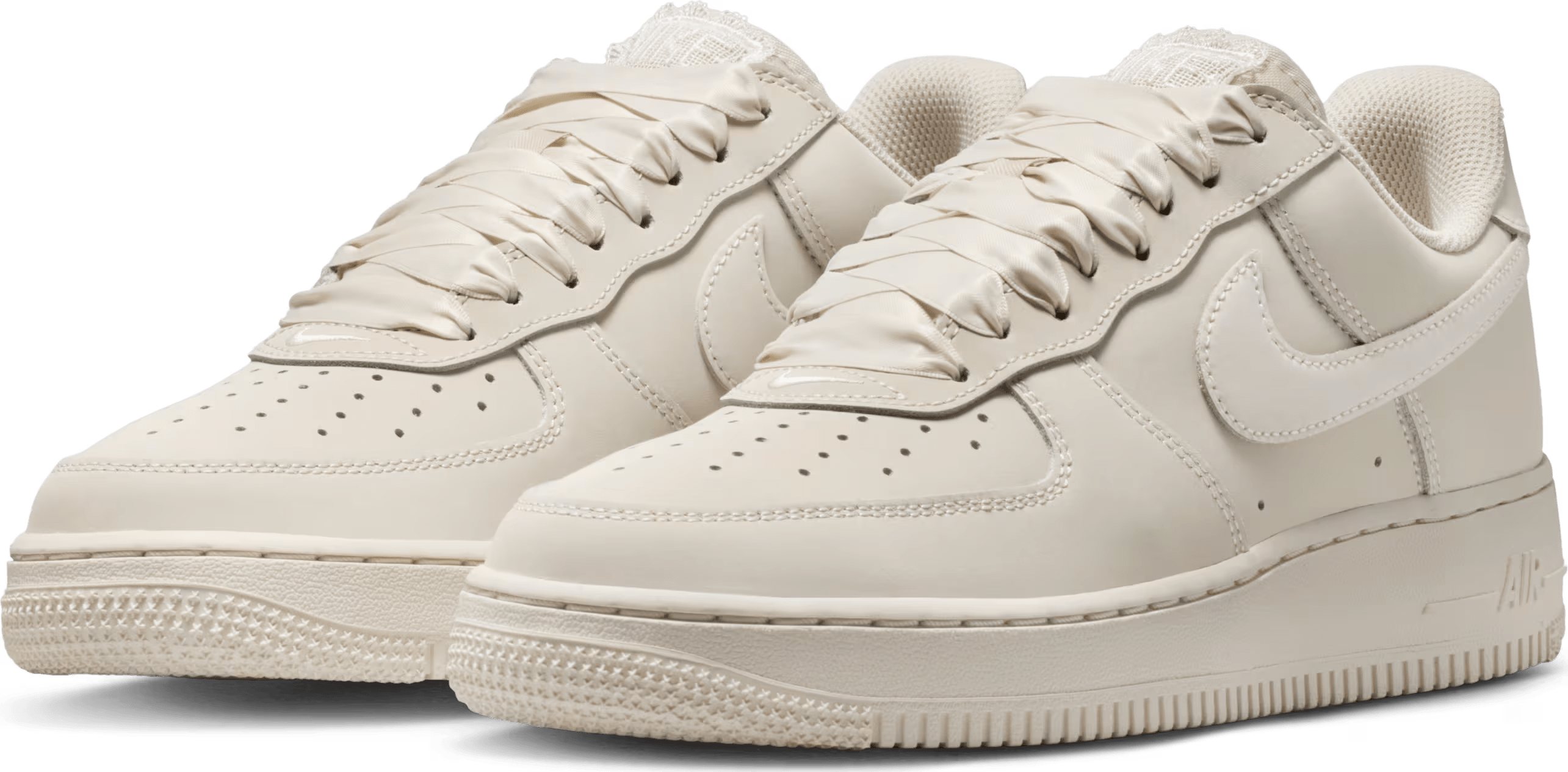 Nike Air Force 1 Premium Wmns “Oatmeal - Ribbon Lace”
