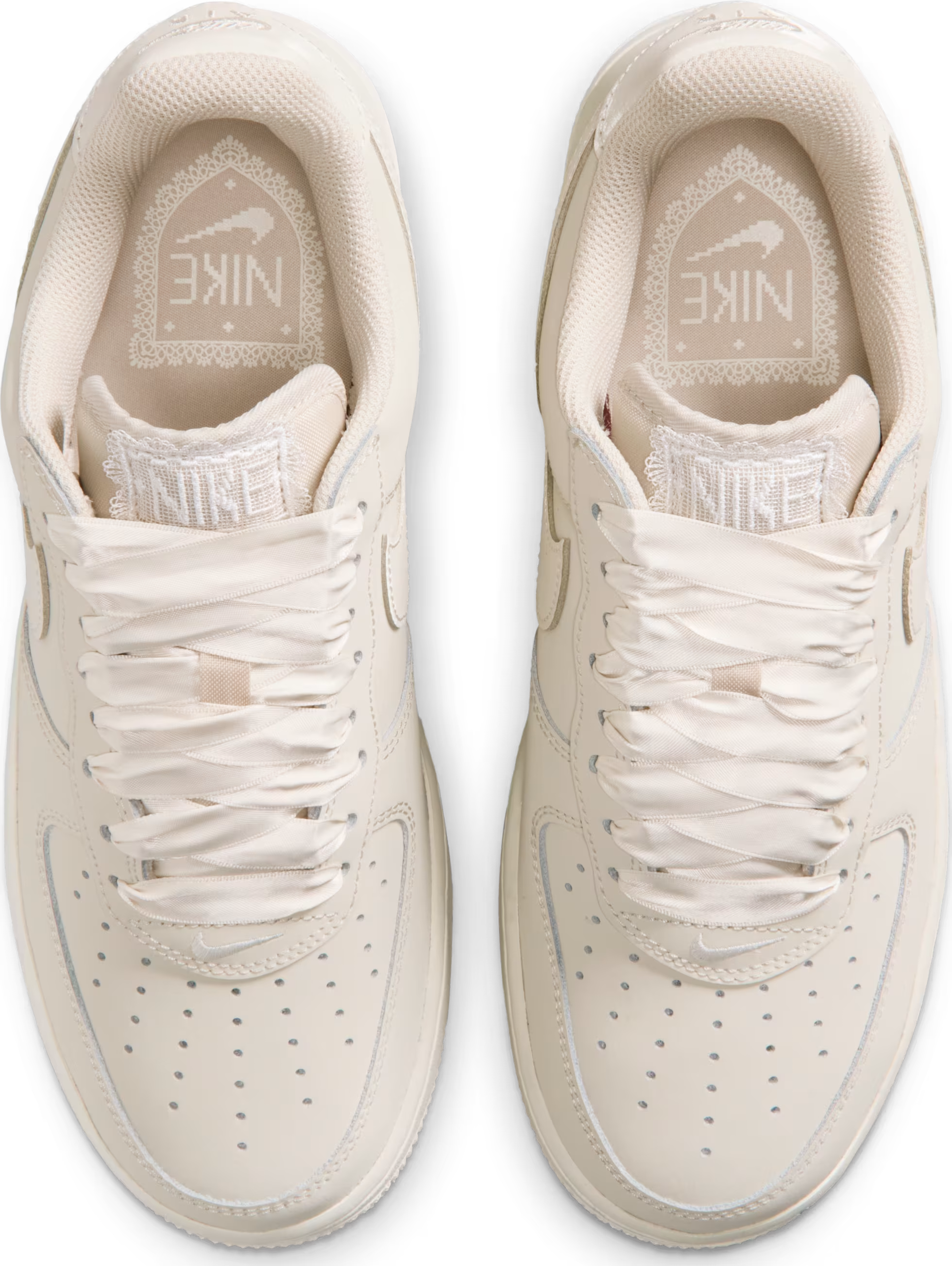 Nike Air Force 1 Premium Wmns “Oatmeal - Ribbon Lace”