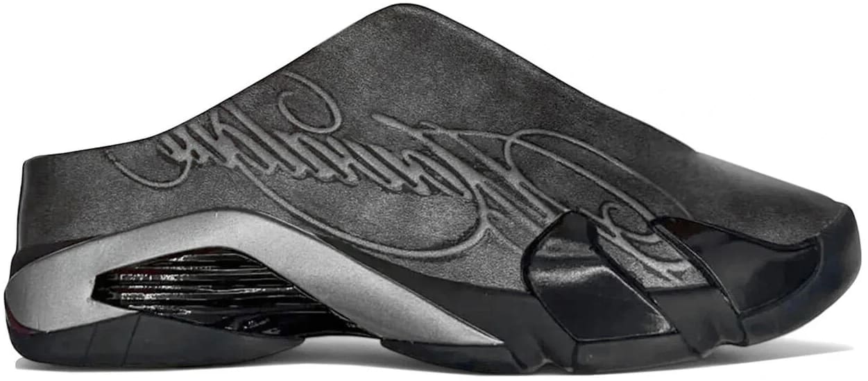 Mowalola x Air Jordan 14 Retro Mule "Black Metallic Silver"