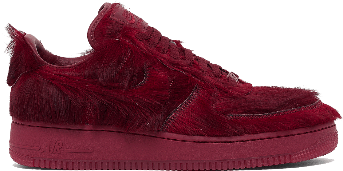 Nike Air Force 1 Low QS "Pony Hair Team Red"