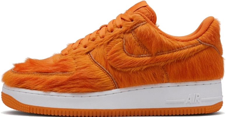 Nike Air Force 1 QS Pony Hair "Campfire Orange"