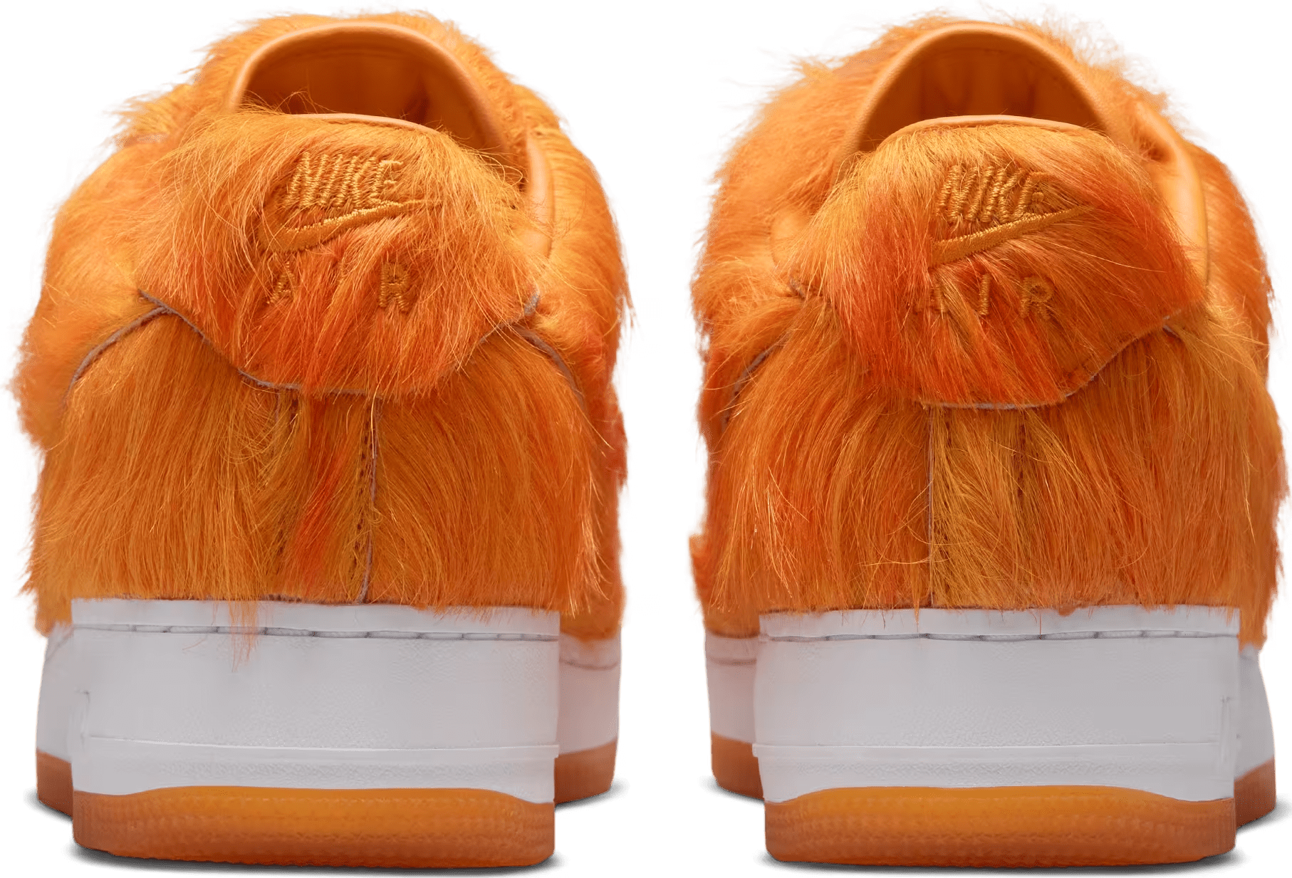 Nike Air Force 1 QS Pony Hair "Campfire Orange"