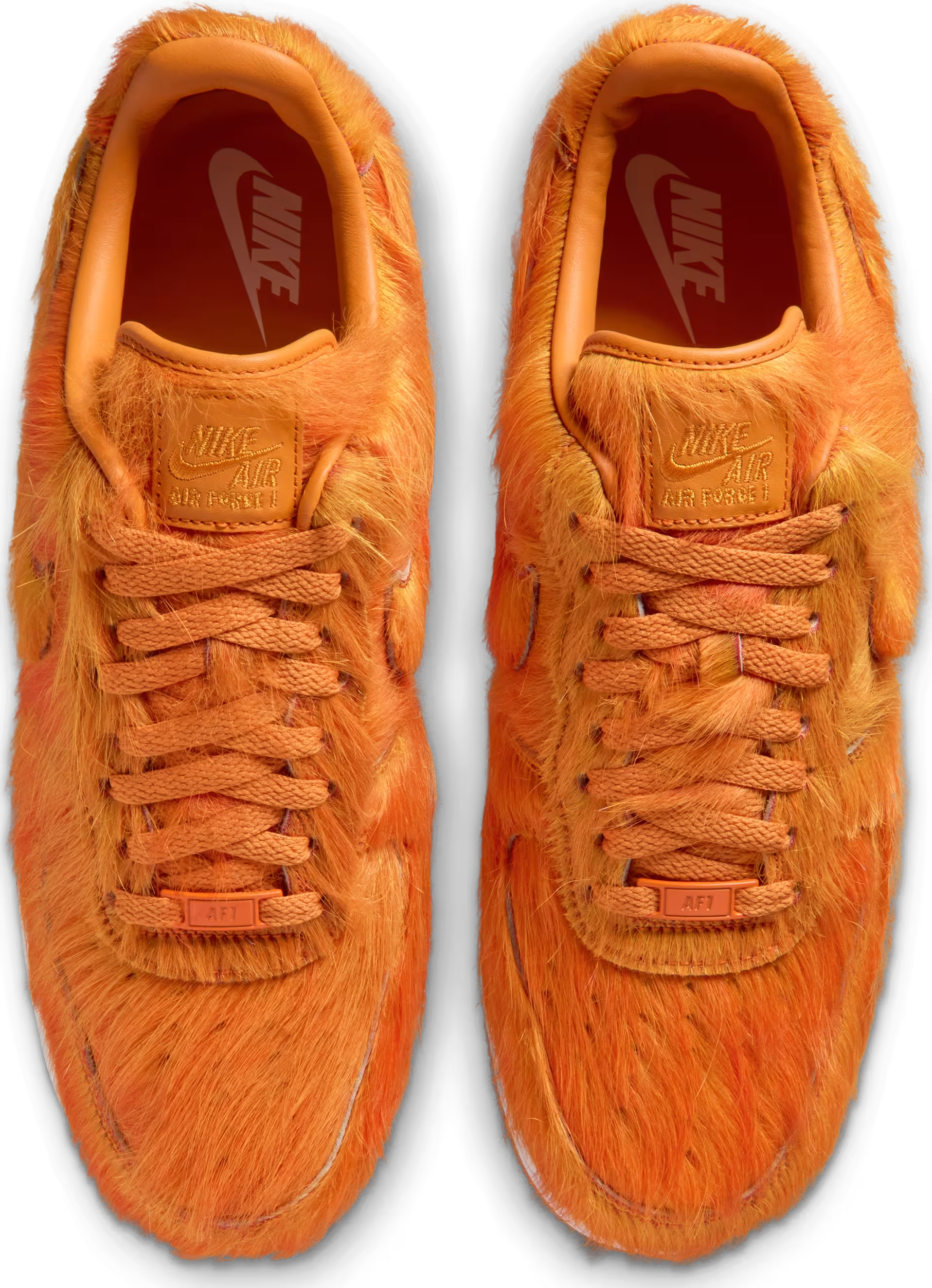 Nike Air Force 1 QS Pony Hair "Campfire Orange"