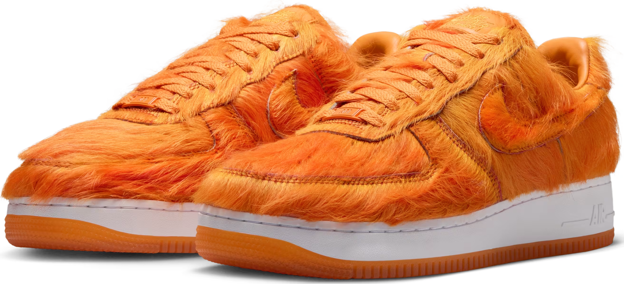 Nike Air Force 1 QS Pony Hair "Campfire Orange"