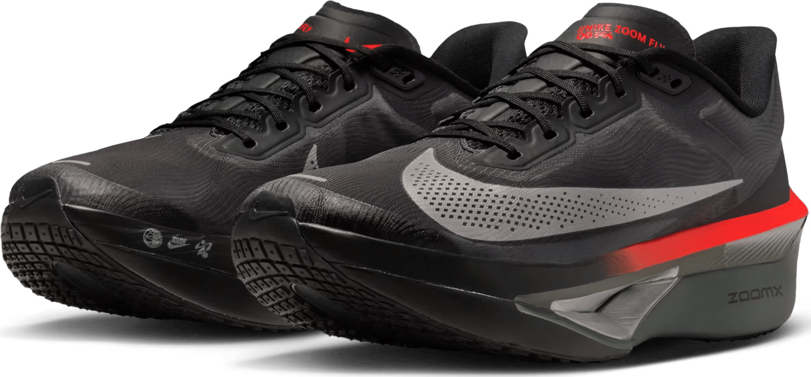 Nike Zoom Fly 6 Black Metallic Silver Crimson