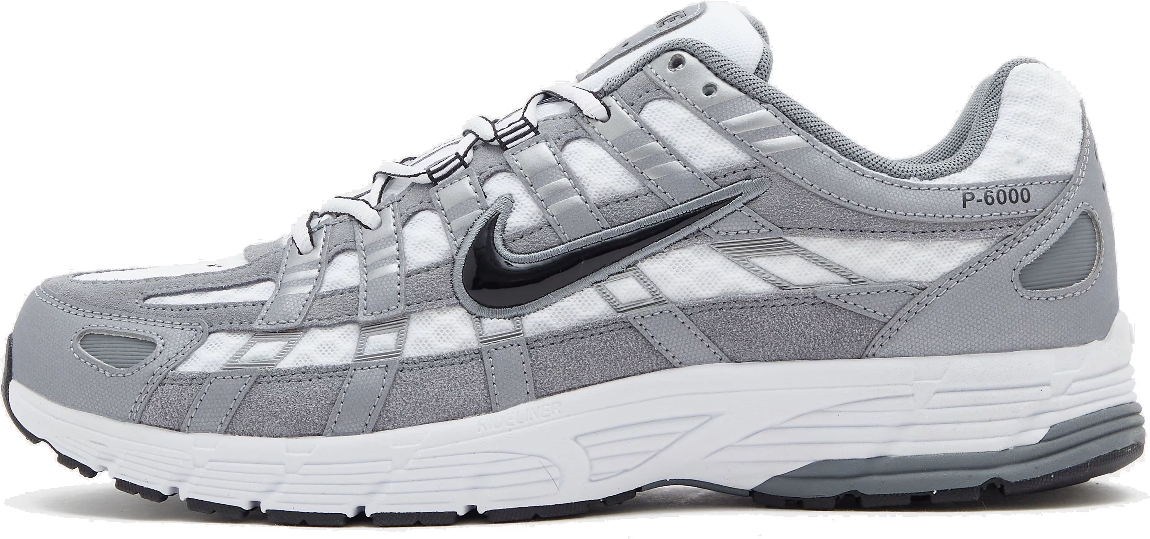 Nike P-6000 White Metallic Cool Grey Black