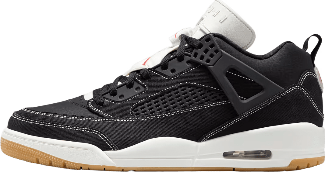 Jordan Spizike Low Black Denim