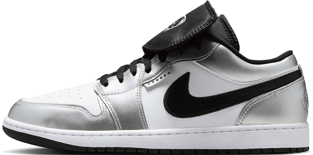 Air Jordan 1 Low Tiempo "Metallic Silver"