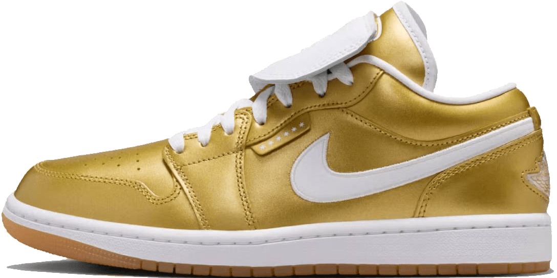 Air Jordan 1 Low Wmns “Gold Tiempo”