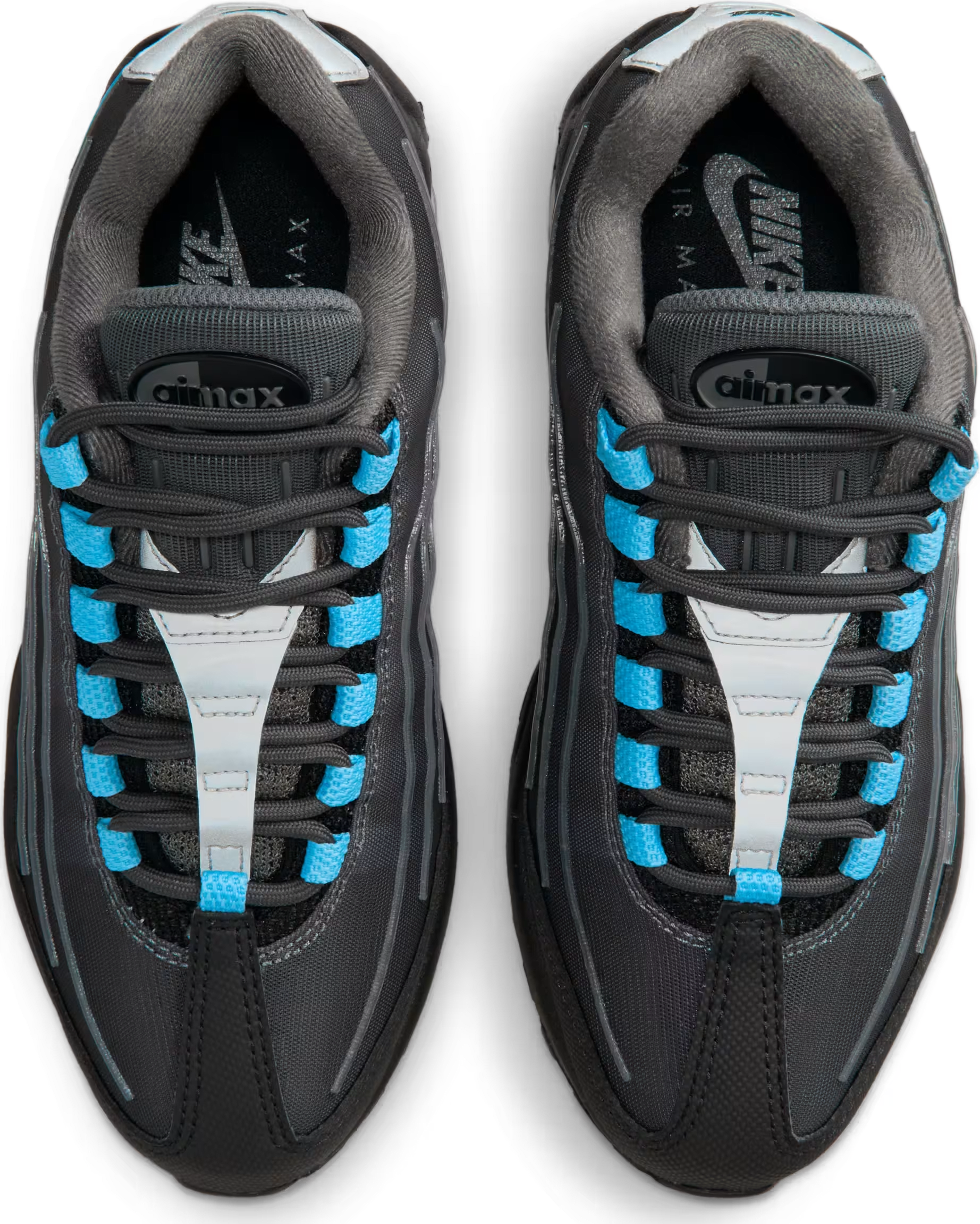Nike Air Max 95 Big Bubble Tech GS "Black University Blue"