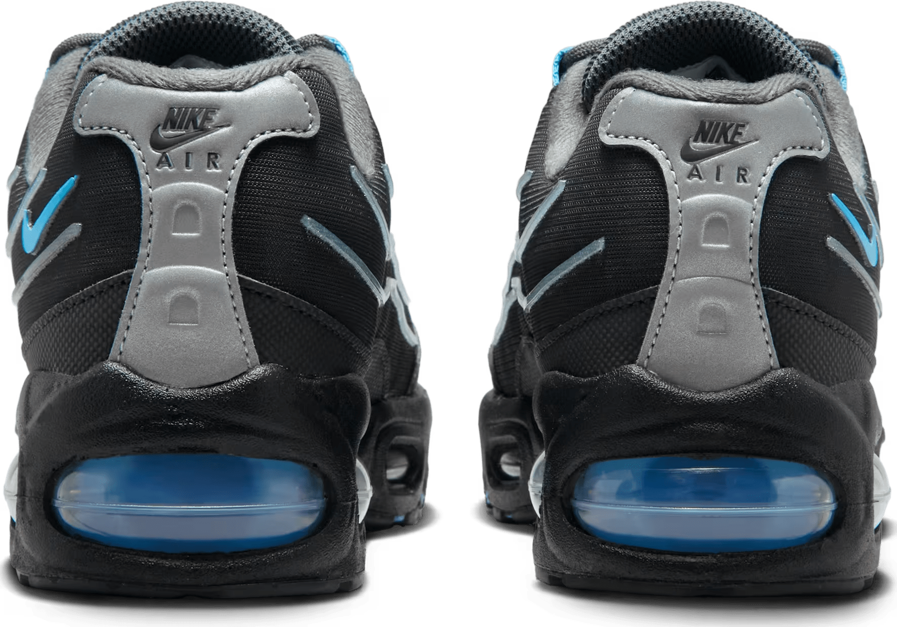 Nike Air Max 95 Big Bubble Tech GS "Black University Blue"