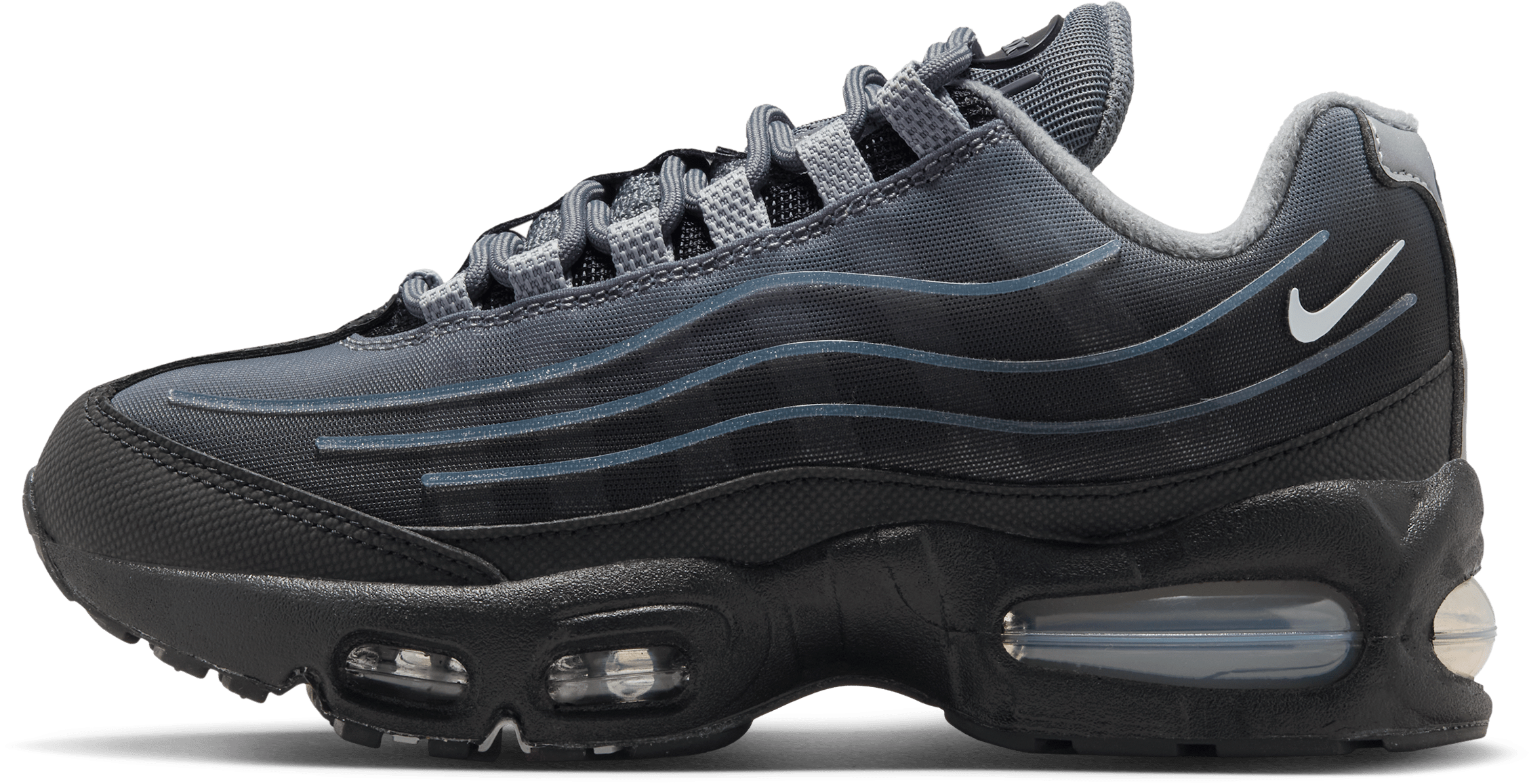 Nike Air Max 95 Big Bubble Tech GS "Smoke Grey"