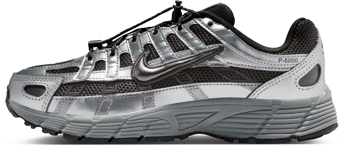 Nike P-6000 Utility GS "Black Metallic Cool Grey"