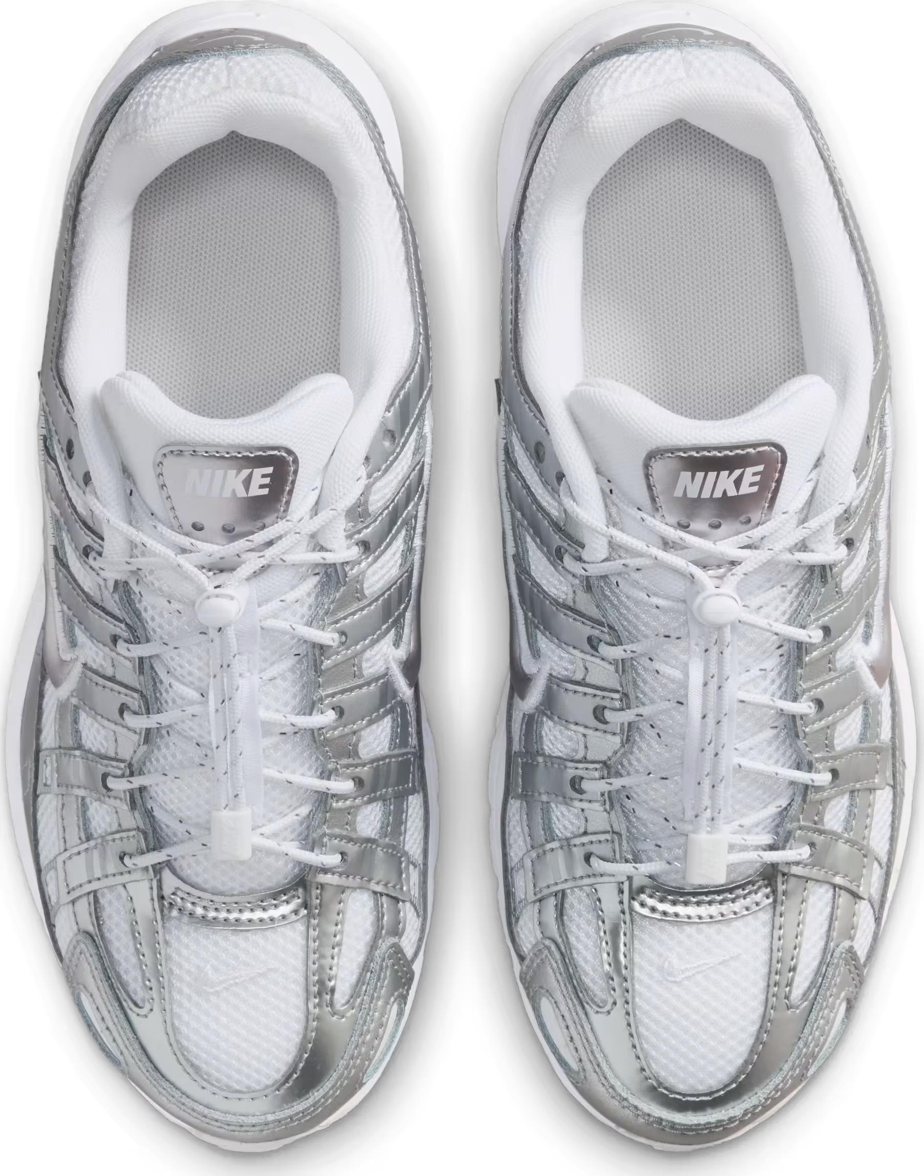 Nike P-6000 Utility GS "White Metallic Silver"