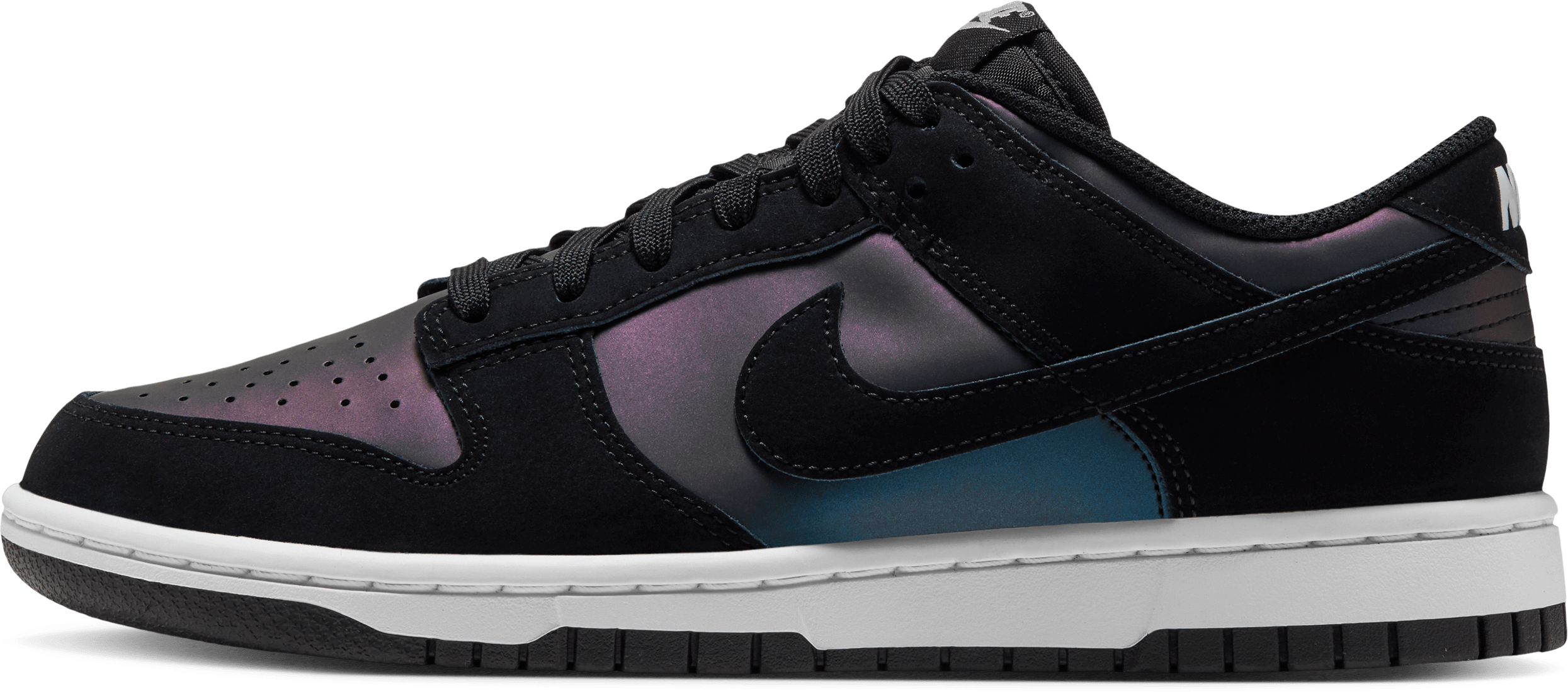 Nike Dunk Low SE Iridescent Wmns "Black White"