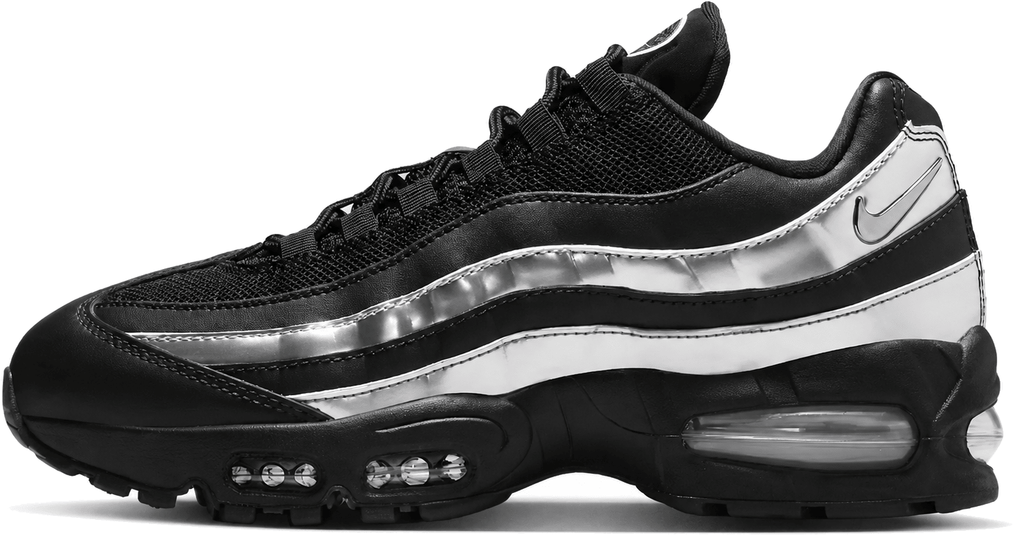 Nike Air Max 95 Big Bubble "Black Metallic Silver"