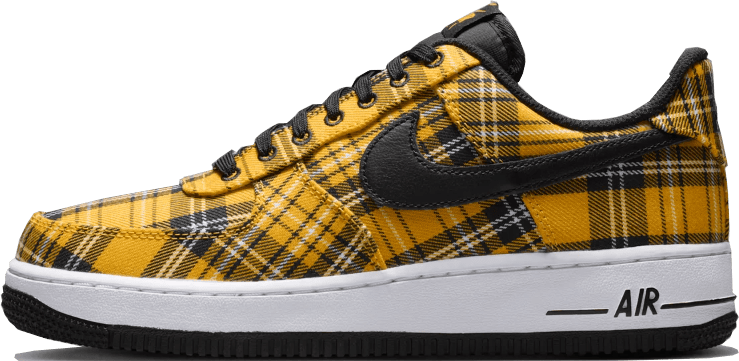 Nike Air Force 1 '07 "Yellow Ochre Tartan"