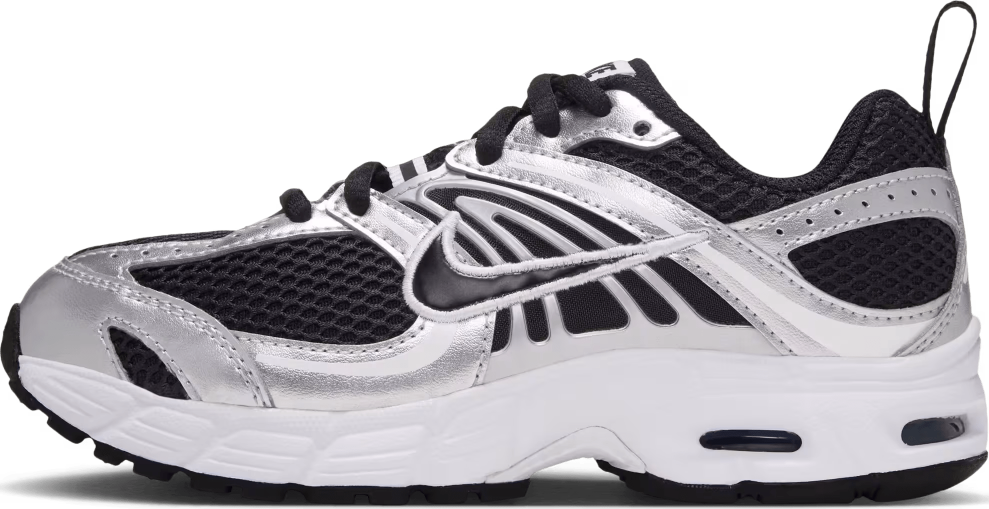 Nike Air Max Moto 2K PS "Black White Metallic Silver"