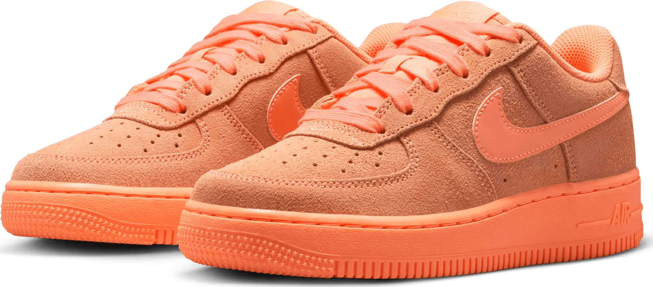 Nike Air Force 1 Suede GS "Orange Pulse"