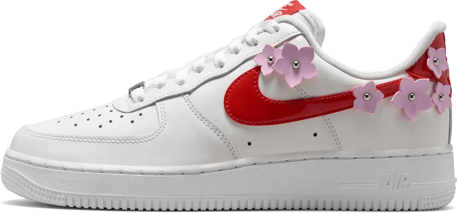 Nike Air Force 1 '07 "Pink Foam Picante Red"