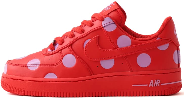 Nike Air Force 1 '07 "Polka Dot University Red"