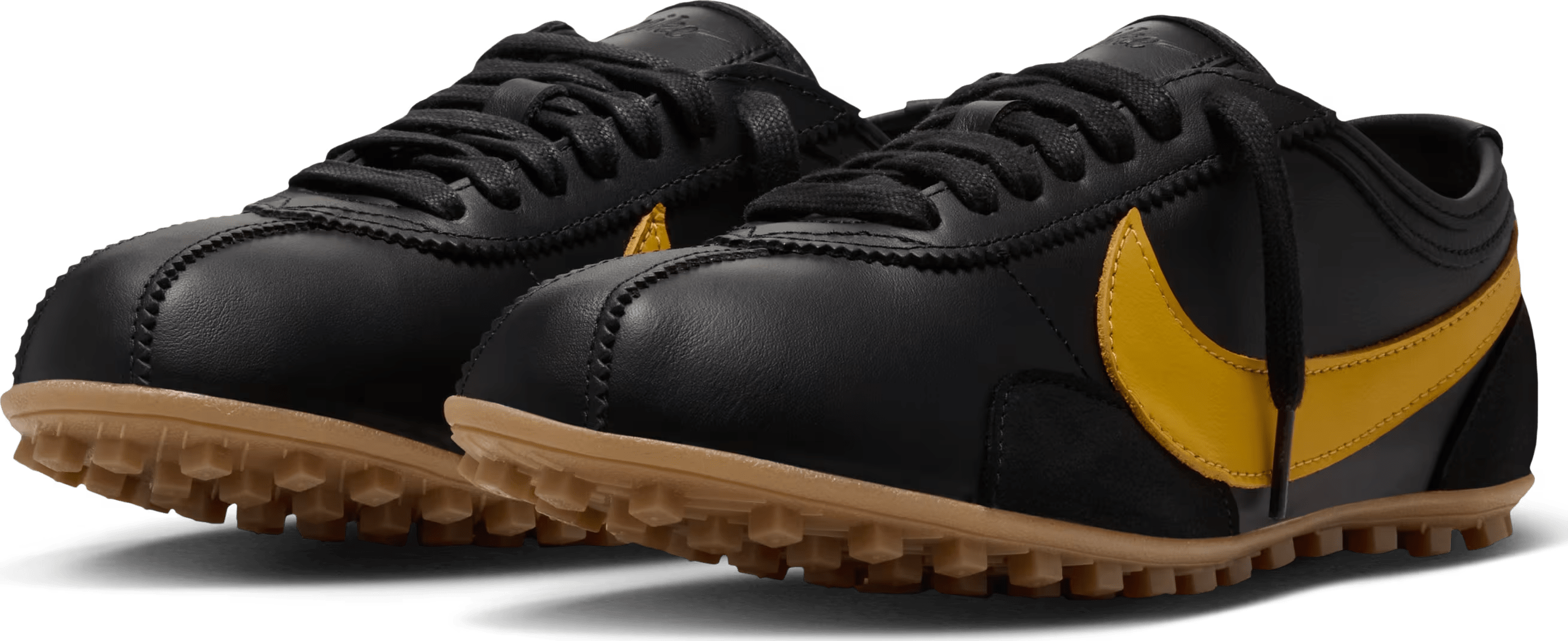 Nike Moon Shoe OG Leather Wmns "Black Yellow Ochre"