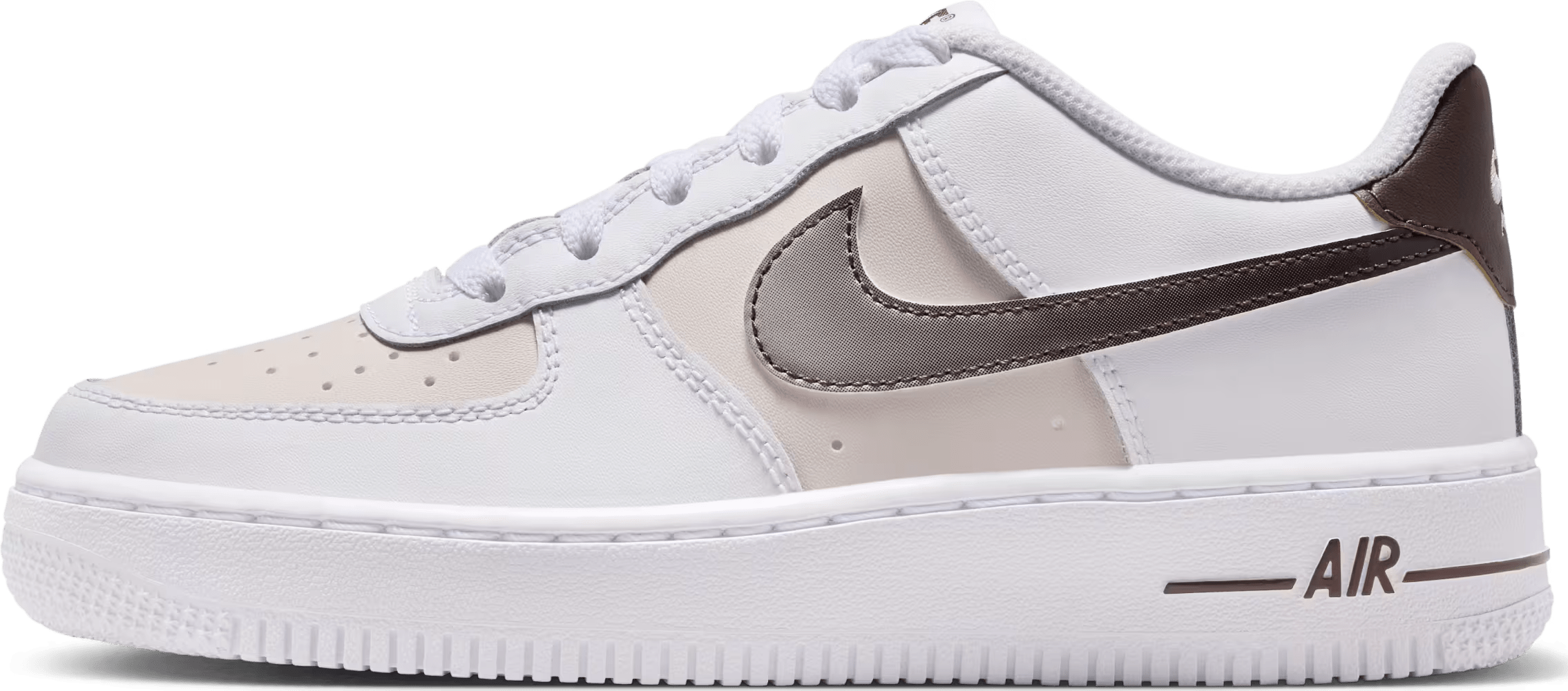 Nike Air Force 1 GS "White Baroque Brown"