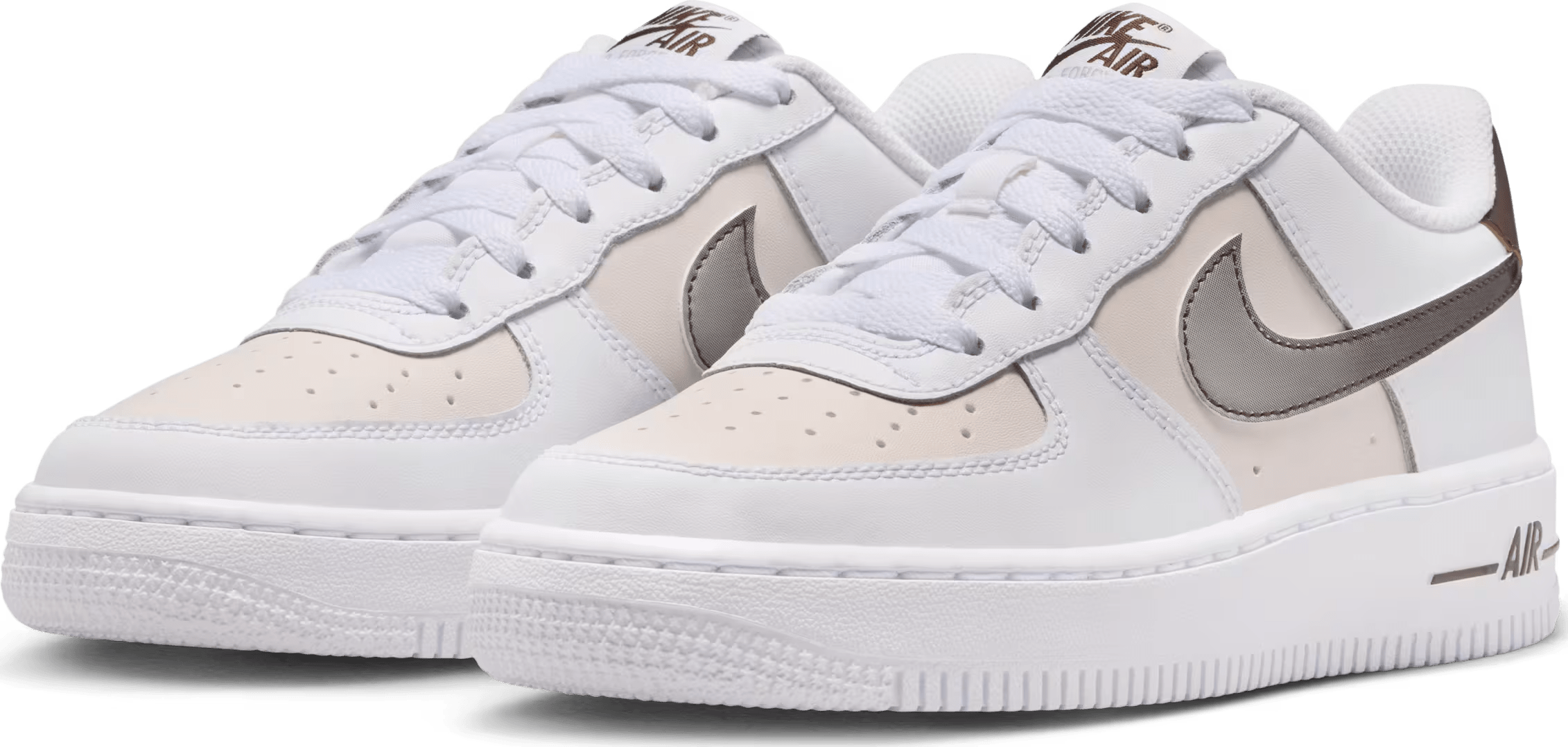 Nike Air Force 1 GS "White Baroque Brown"