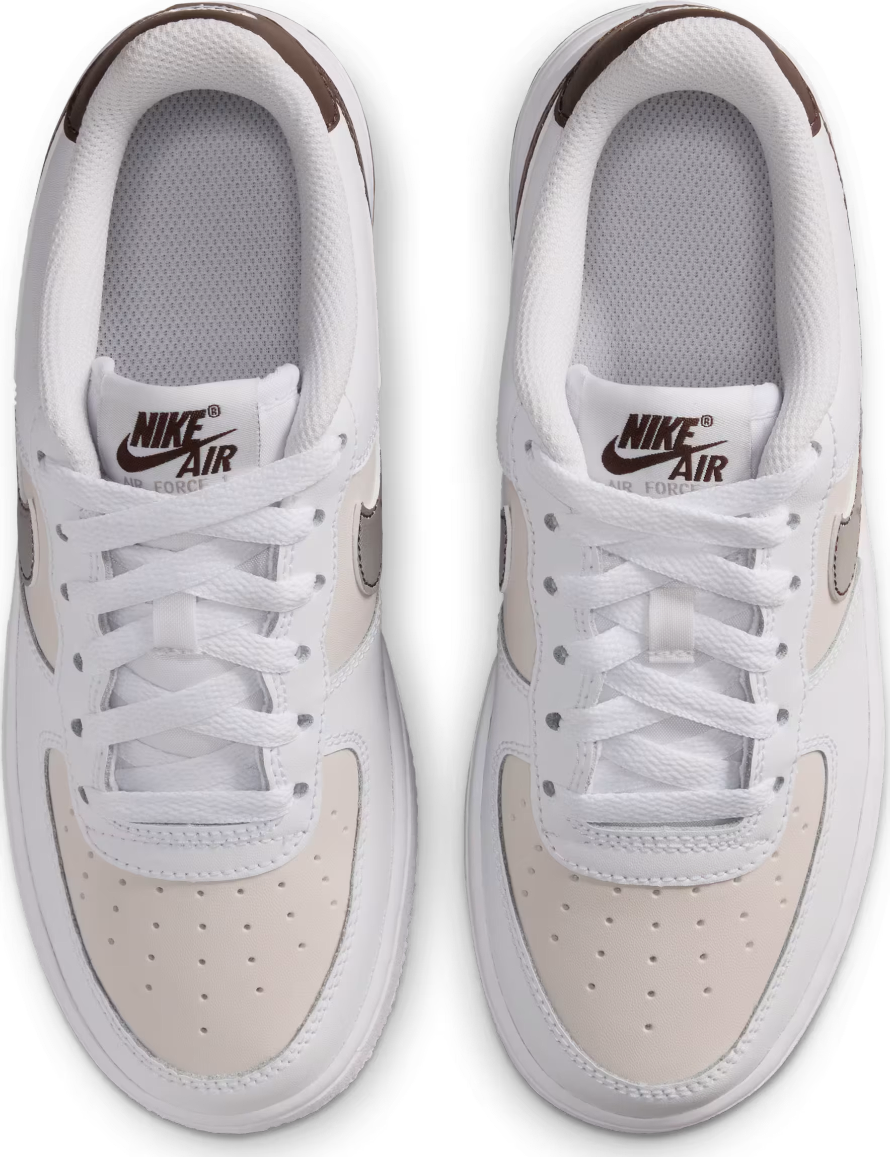 Nike Air Force 1 GS "White Baroque Brown"