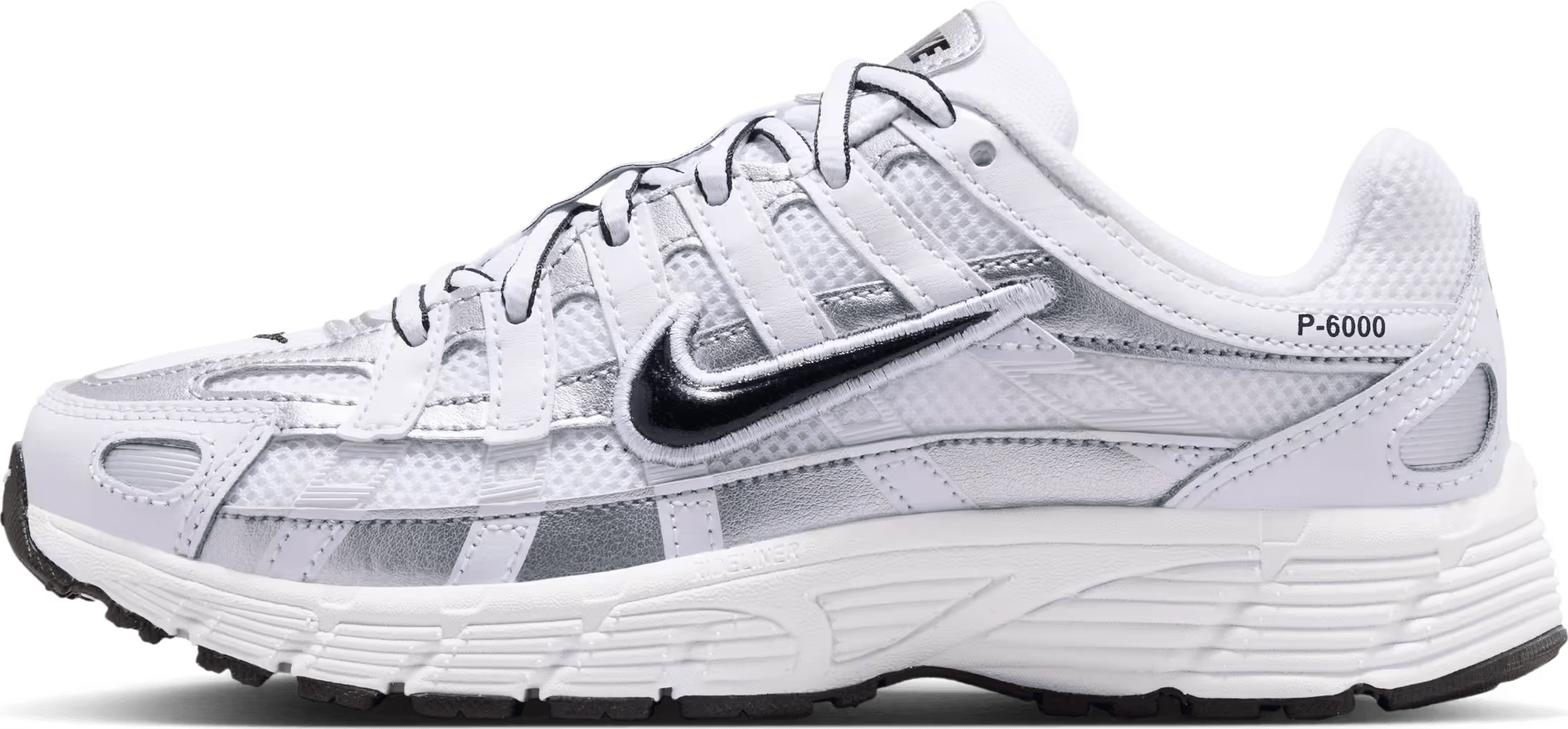 Nike P-6000 GS "Black Metallic Silver"