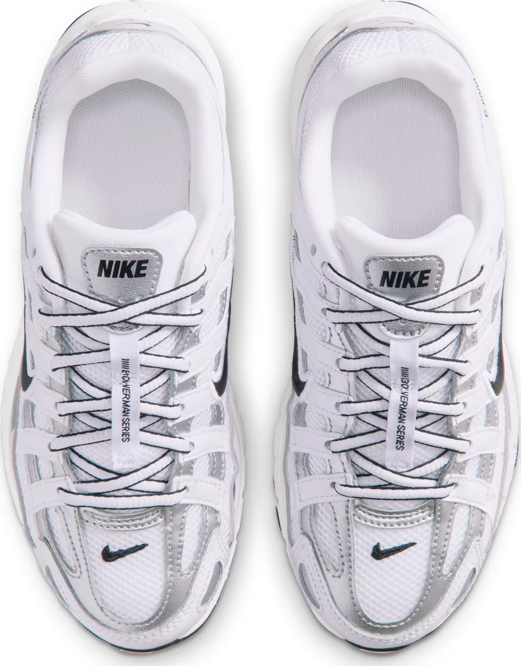 Nike P-6000 GS "Black Metallic Silver"