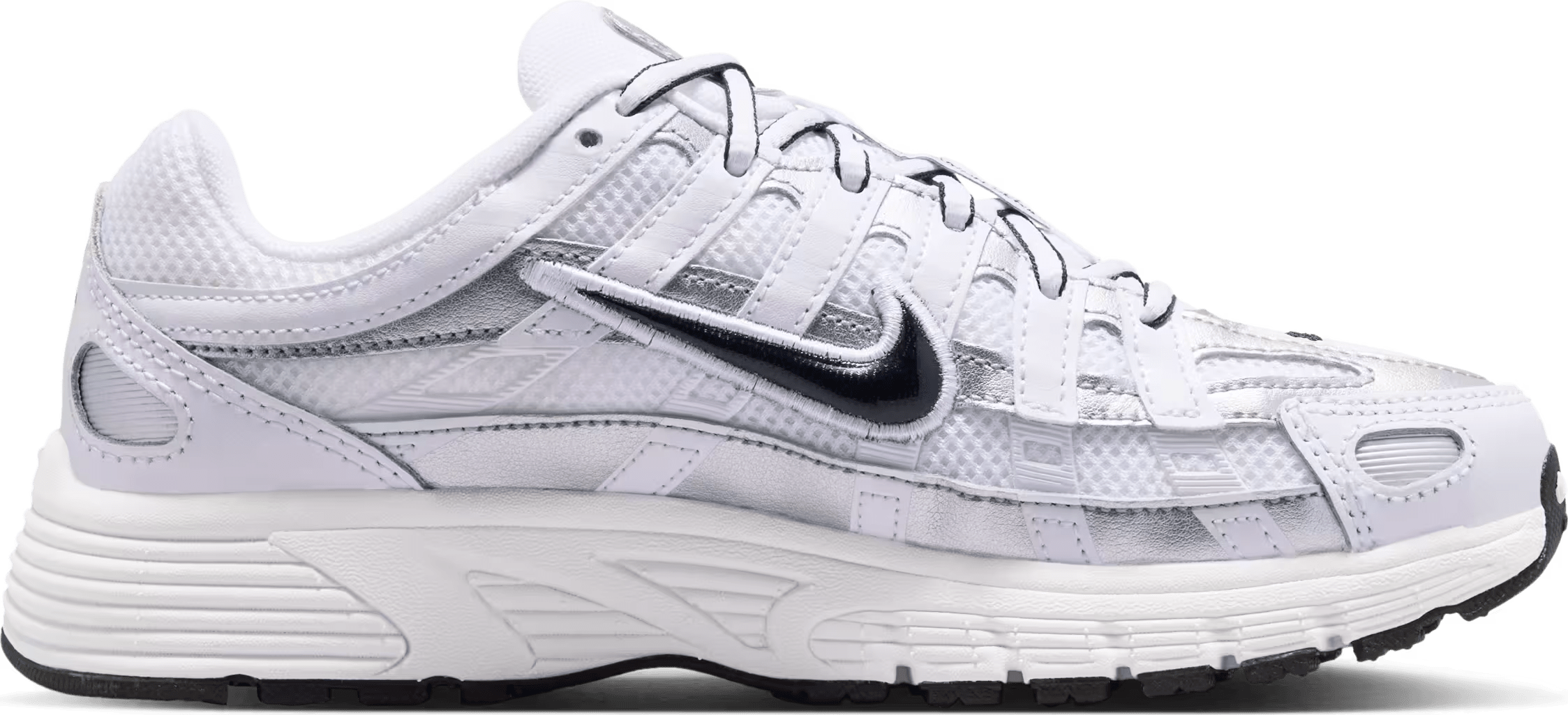 Nike P-6000 GS "Black Metallic Silver"