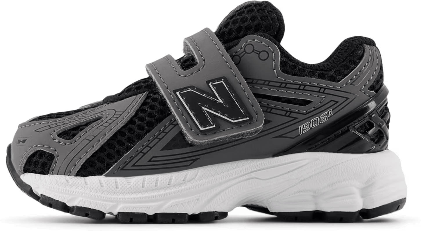 New Balance 1906R Hook and Loop Grey Black White (TD)