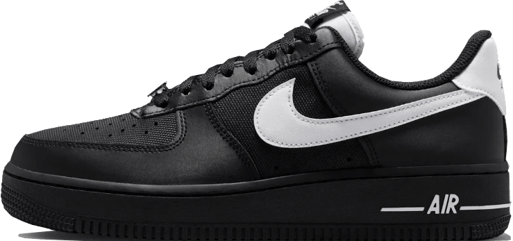 Nike Air Force 1 '07 SE "Black Metallic Silver White"