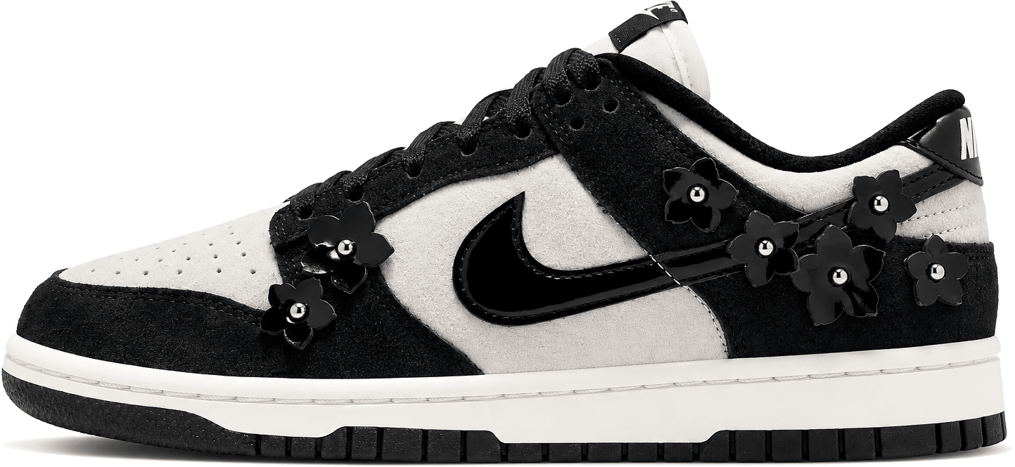 Nike Dunk Low SE "Black Flowers"