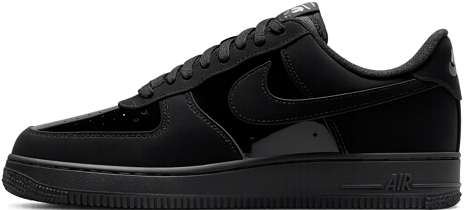 Nike Air Force 1 '07 SE "Black Metallic Silver"