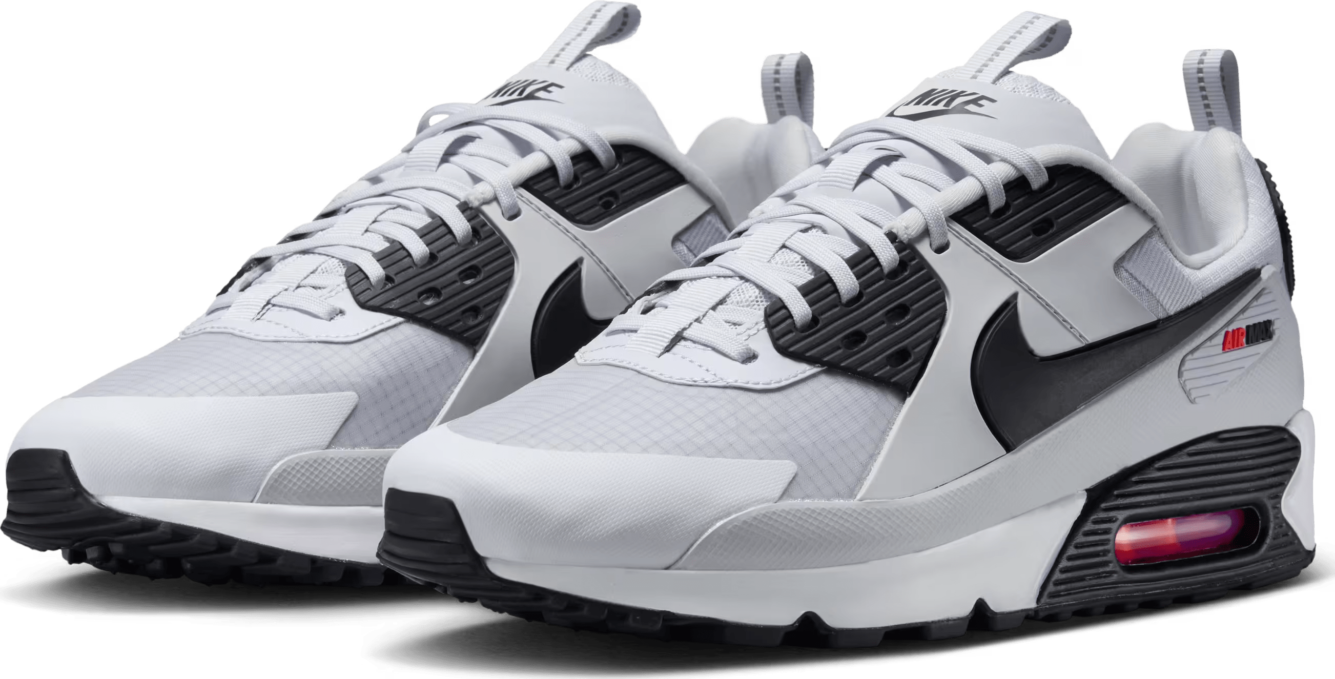 Nike Air Max 90 Drift "Pure Platinum Bright Crimson"