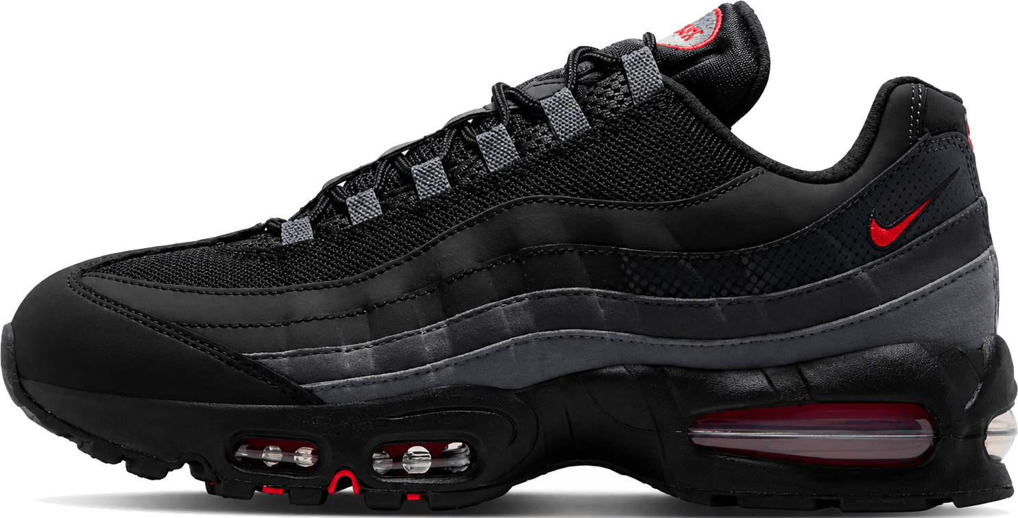 Nike Air Max 95 Big Bubble Black Anthracite University Red